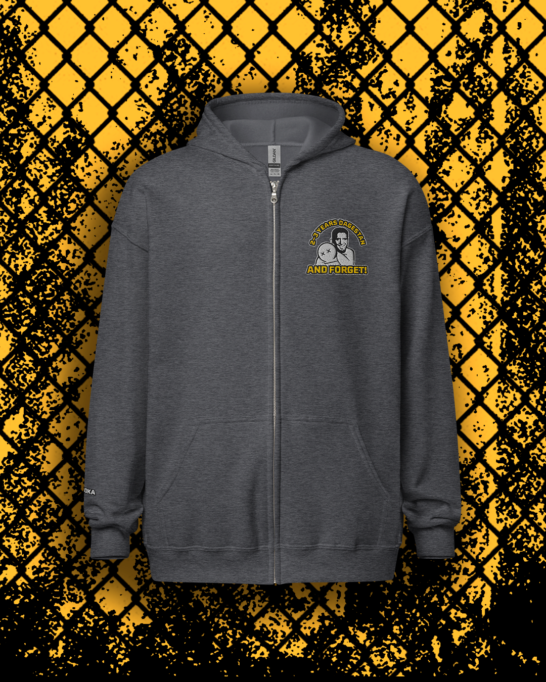 2-3 YEARS DAGESTAN AND FORGET! Embroided Zip-Hoodie