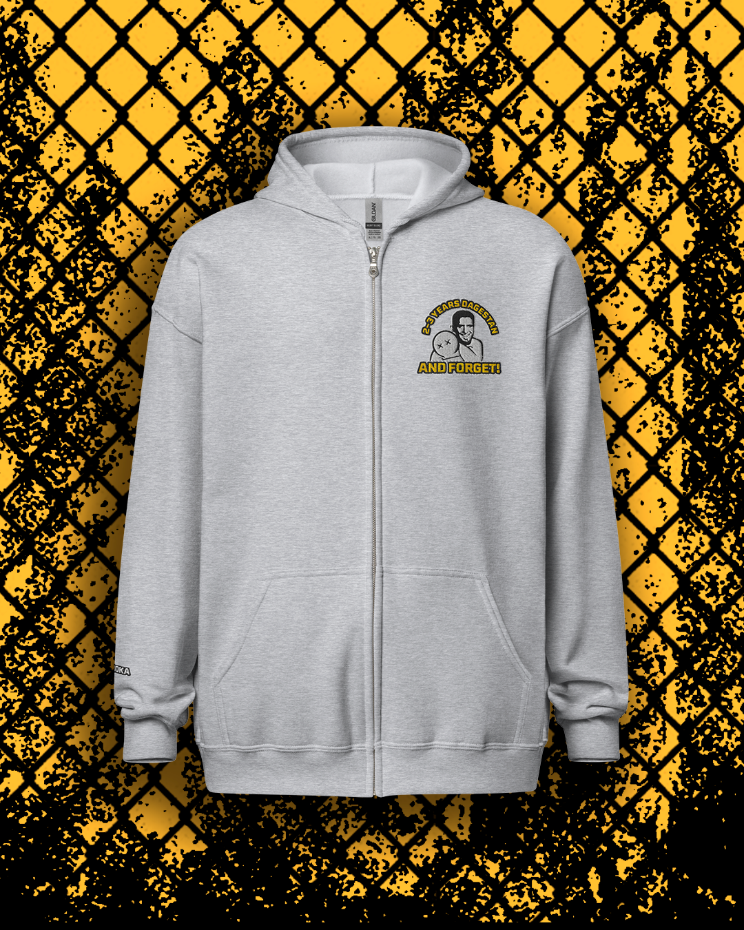 2-3 YEARS DAGESTAN AND FORGET! Embroided Zip-Hoodie