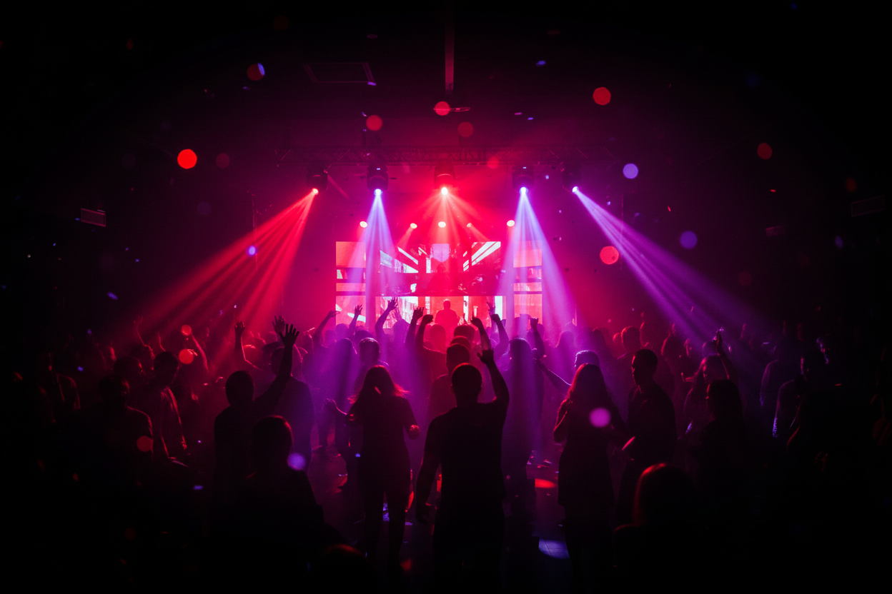 Nightlife party background